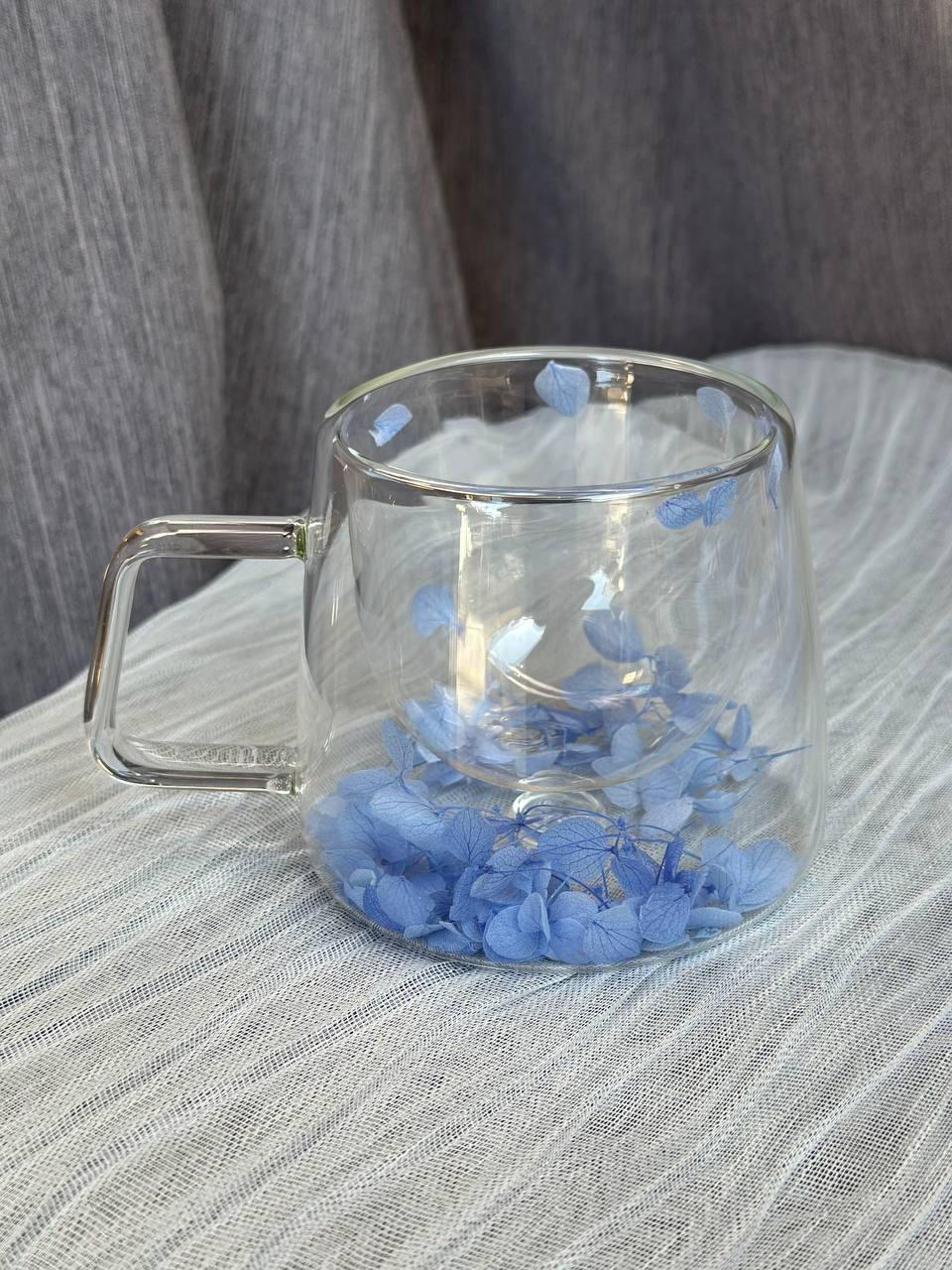 Набір чашок Vittora з подвійним дном 200 мл 2 шт. Квіткова блакить (VT-5311-200) - фото 2 Набір чашок Vittora з подвійним дном 200 мл 2 шт. Квіткова блакить (VT-5311-200) - фото 2