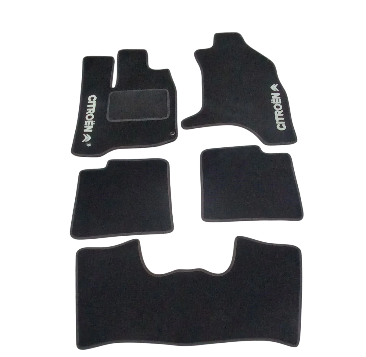 Коврики в салон ворсовые для Citroen C-Zero 5 шт. Черный (27326944)