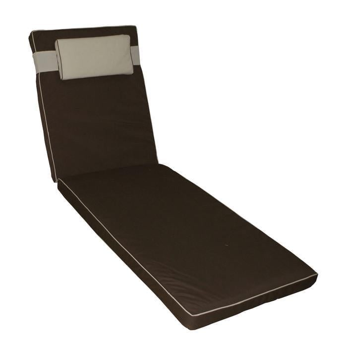 Матрас для шезлонга Ost-Fran Mocca 188х60х8 см Коричневый (2881) - фото 1 Матрас для шезлонга Ost-Fran Mocca 188х60х8 см Коричневый (2881) - фото 1