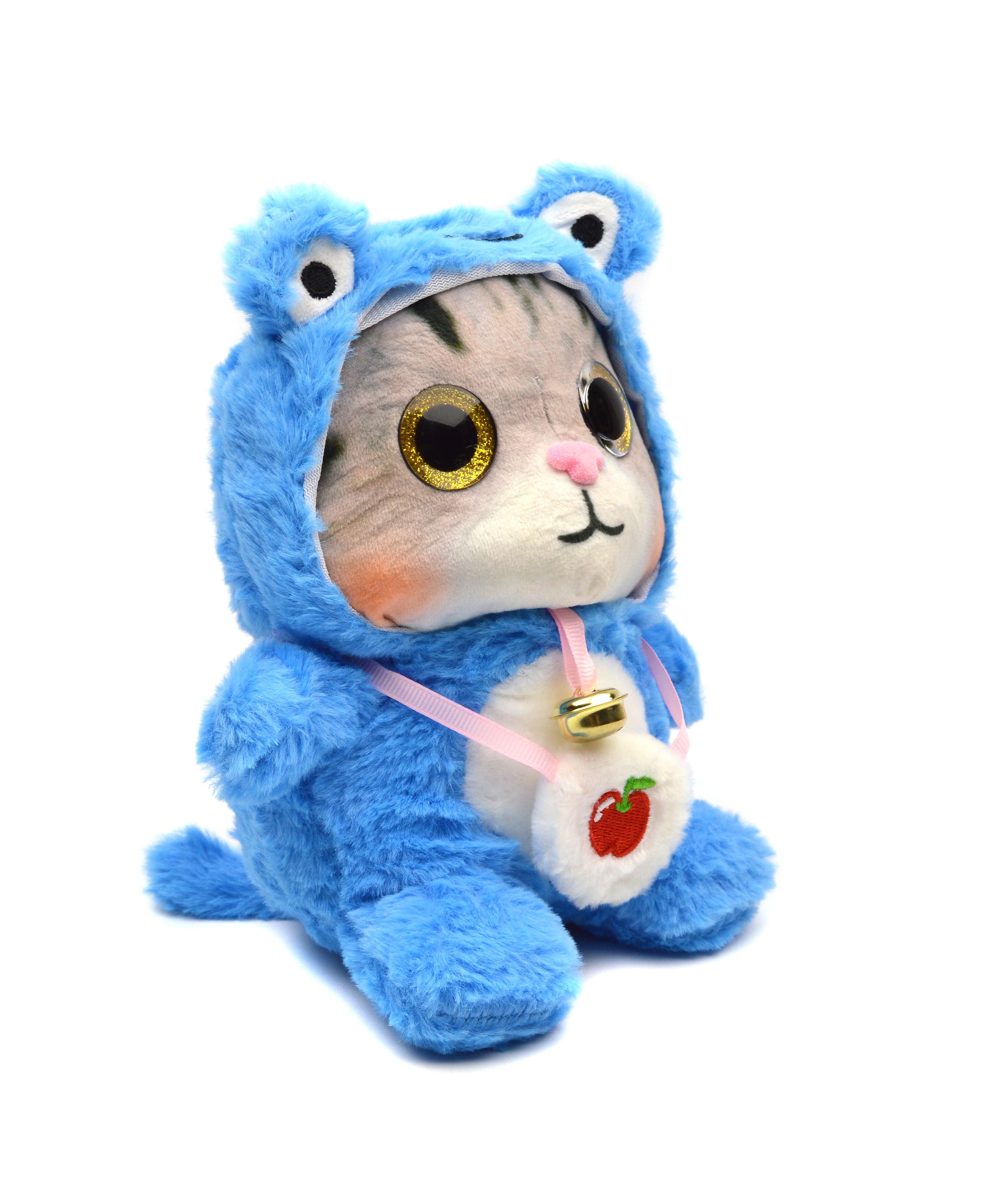 М'яка іграшка Shantou Котик 38268 з дзвіночком та сумочкою 21 см (38268 B) - фото 5