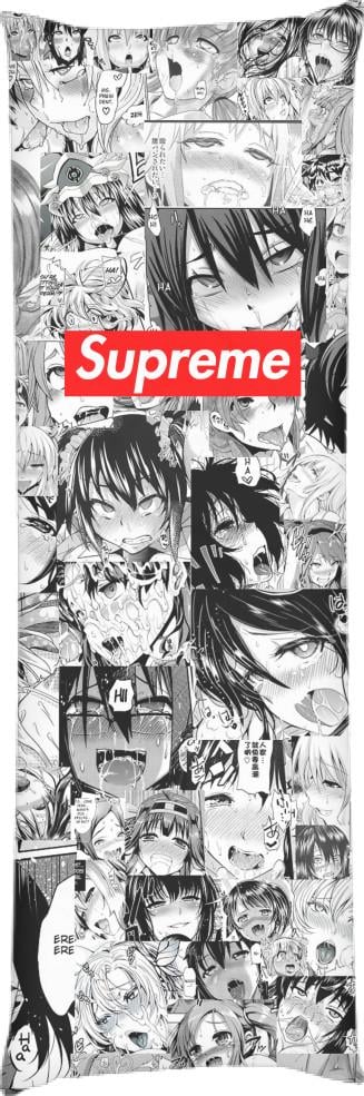 Подушка дакимакура Supreme Ahegao 40x100 см (13545685)