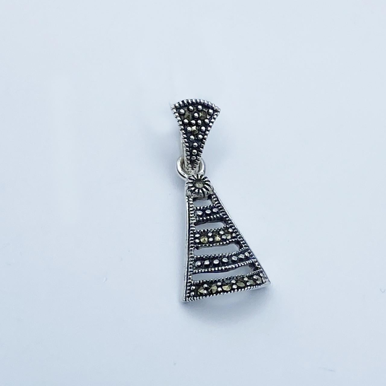 Серебряный кулон с марказитом 1,41 г (2226714481)