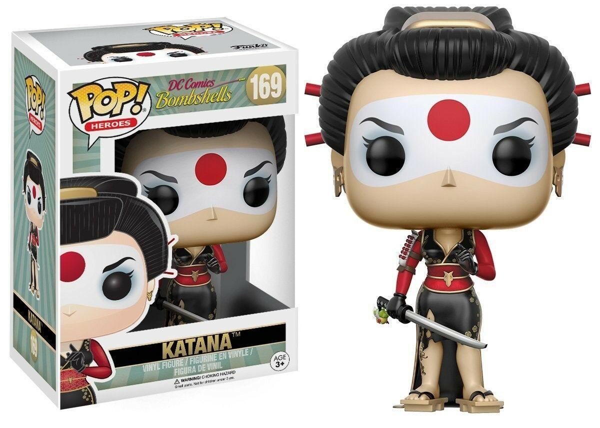 Фігурка Funko Pop DC Comics Bombshells Katana 10 см (DC K 169) - фото 2