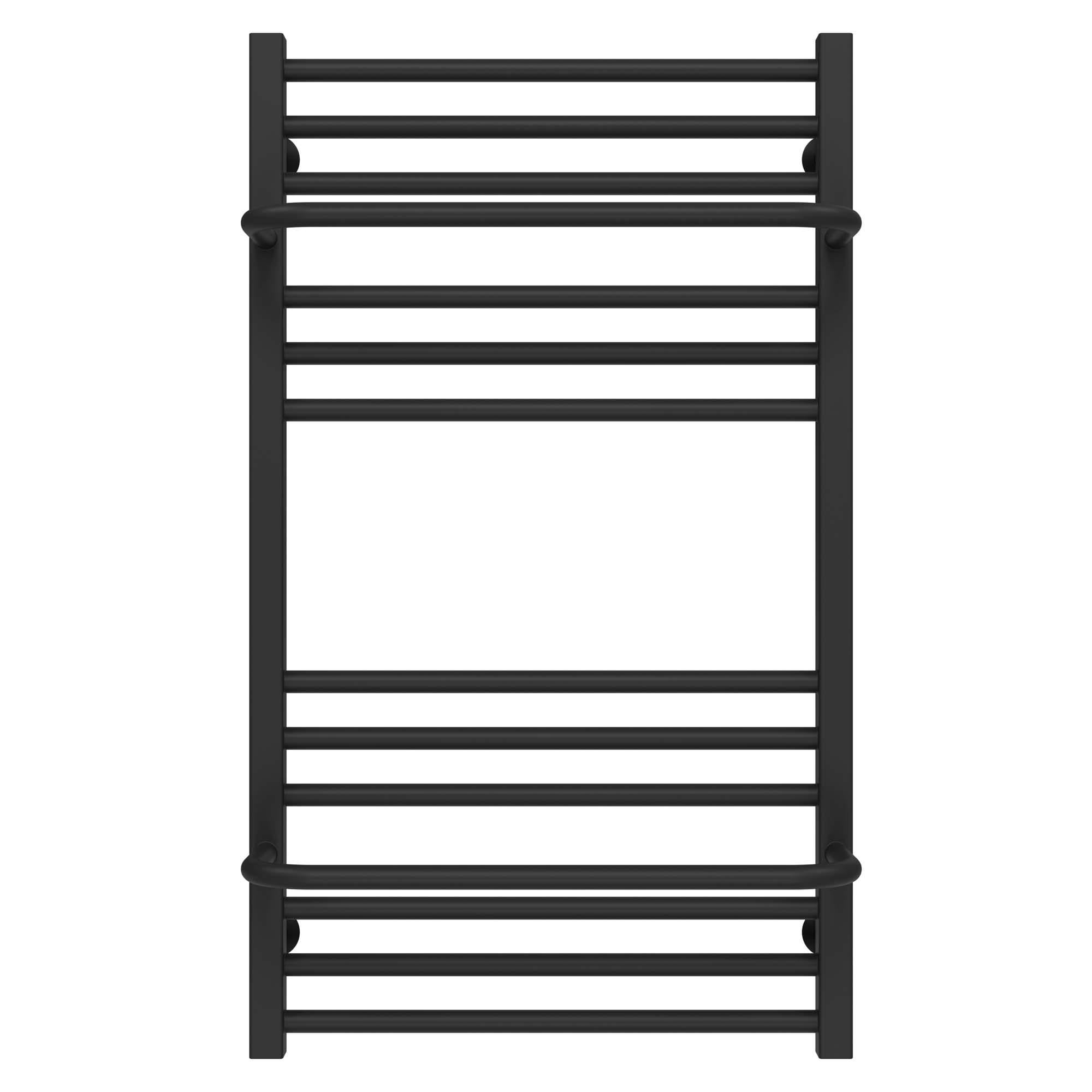 Полотенцесушитель водяной Deffi Sigma П14 нижнее подключение нержавеющая сталь 500x900 мм Черный (A.SI.90.50.14.BA)