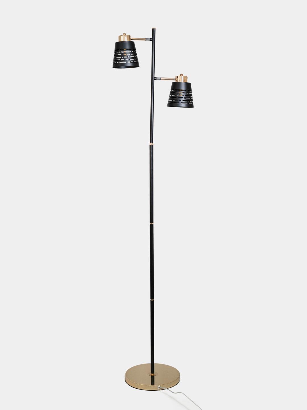 Торшер Brille LK-737F/2 E27 BK/FG (29-471)