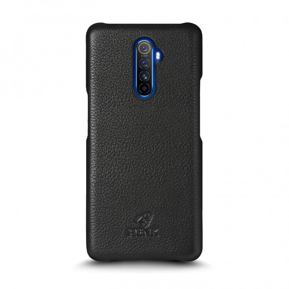Кожаная накладка Stenk Cover для Realme X2 Pro Черный (69399)