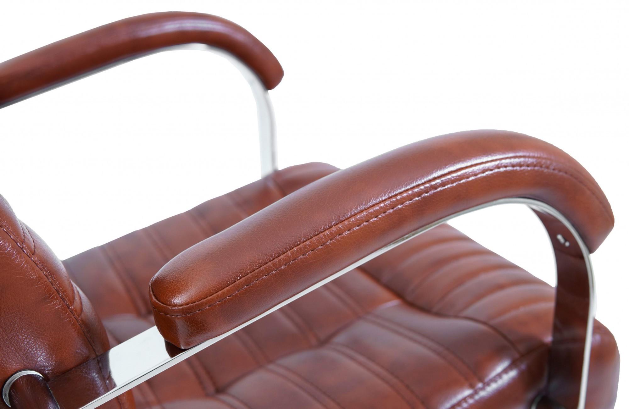 Кресло Provence Титан Whiskey хром М2 AnyFix Коричневый - фото 4 Кресло Provence Титан Whiskey хром М2 AnyFix Коричневый - фото 4