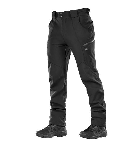 Брюки армейские M-Tac Soft Shell Winter XL Черный (AN011273)
