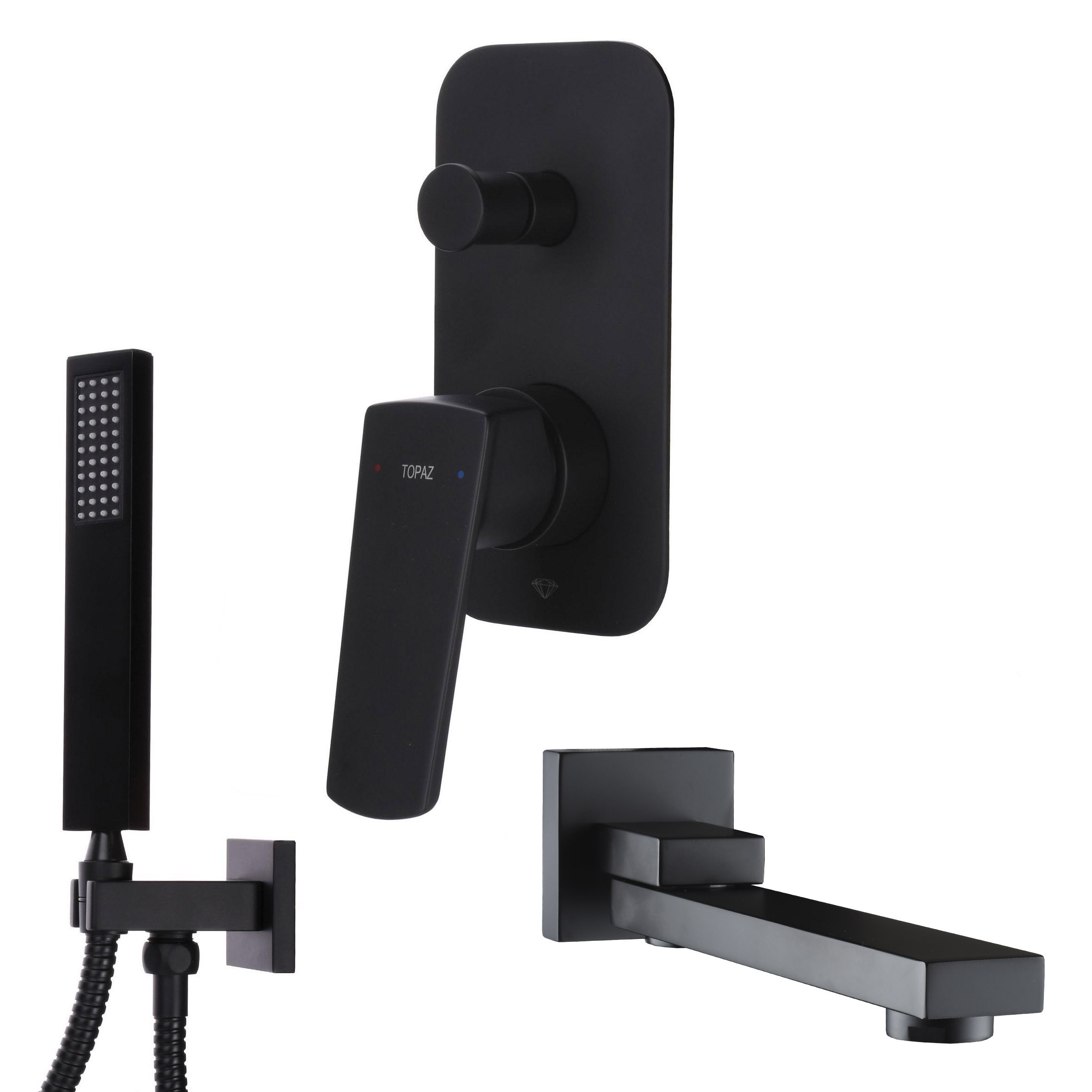 Смеситель для ванны встроенный TOPAZ LEXI TLG 21202-200N-BL (000031645)