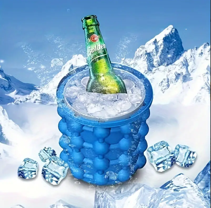 Форма для льоду силіконова Ice Cube Maker Genie Синій - фото 10 Форма для льоду силіконова Ice Cube Maker Genie Синій - фото 10