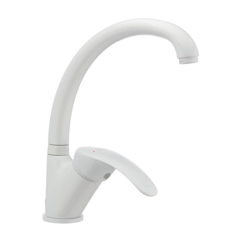 Смеситель для кухни Haiba MARS 777 Белый (HB0275)