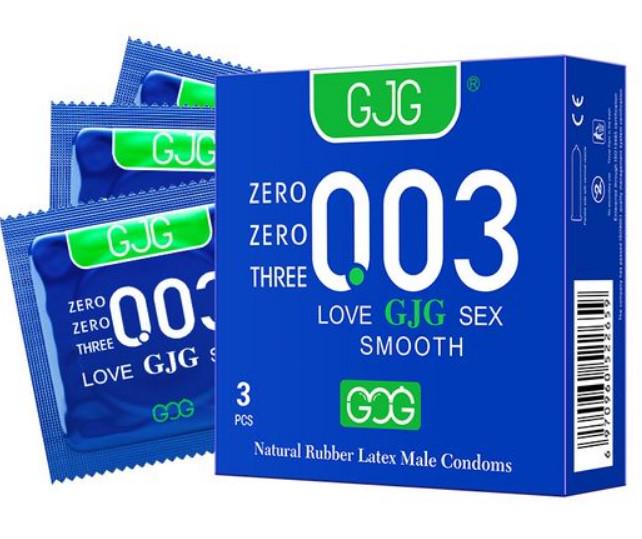 Презервативы ультратонкие GJG 003 с обильной смазкой 3 шт. Blue (2104619049) Презервативы ультратонкие GJG 003 с обильной смазкой 3 шт. Blue (2104619049)