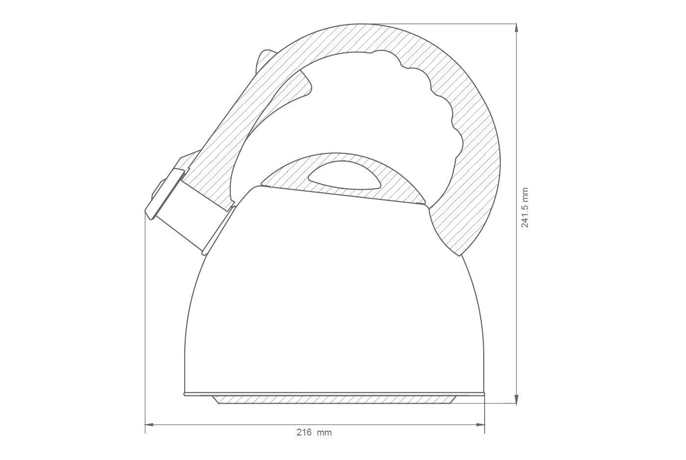 Чайник Vinzer Concord 2,5 л (8256) - фото 3 Чайник Vinzer Concord 2,5 л (8256) - фото 3