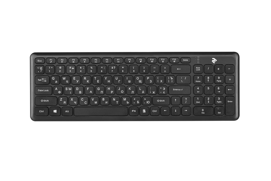 Клавиатура беспроводная 2E KS230 Black (2675269331)