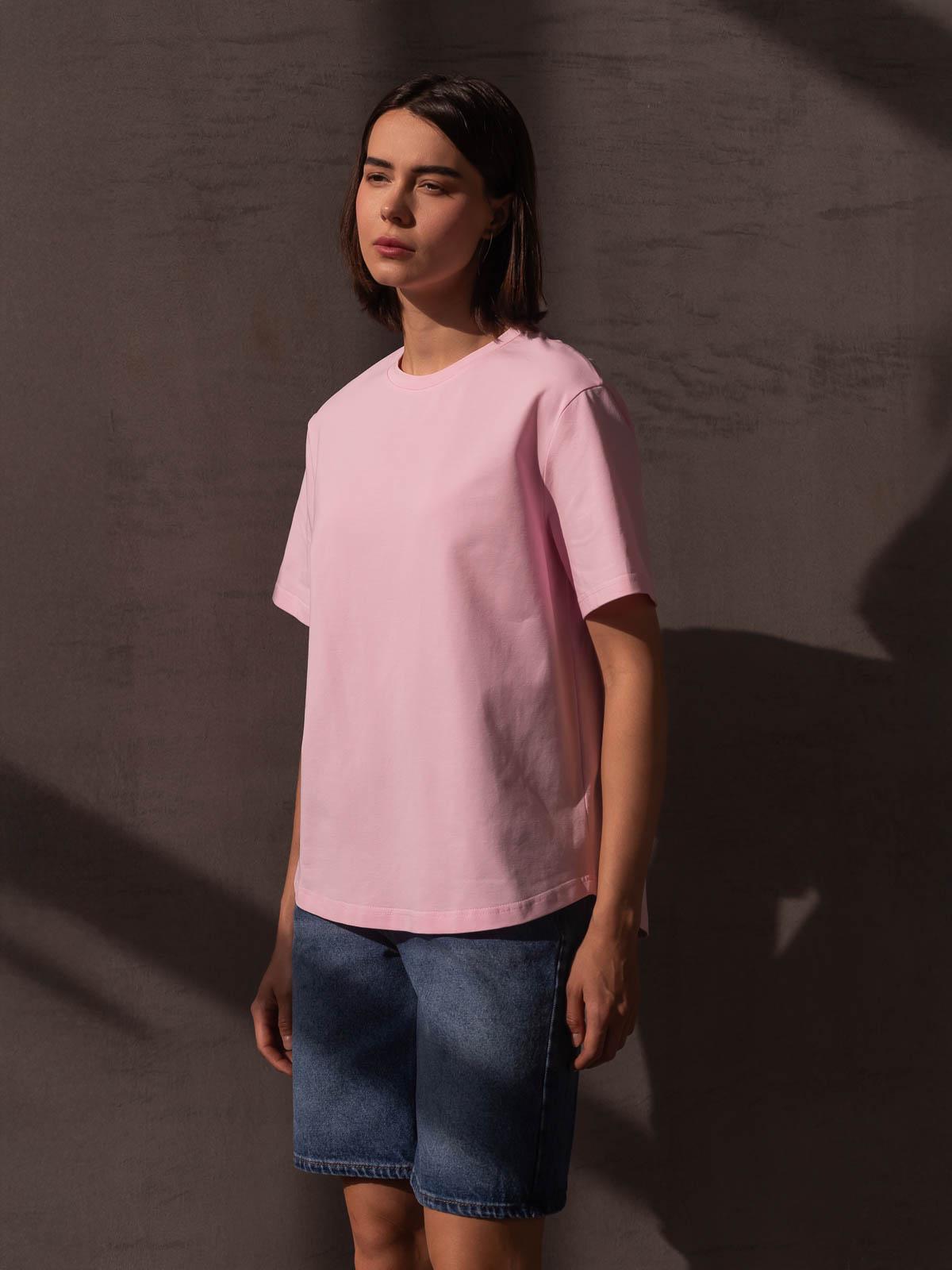 Футболка жіноча вільна FROMUS XXL Рожевий (2642-21) - фото 2