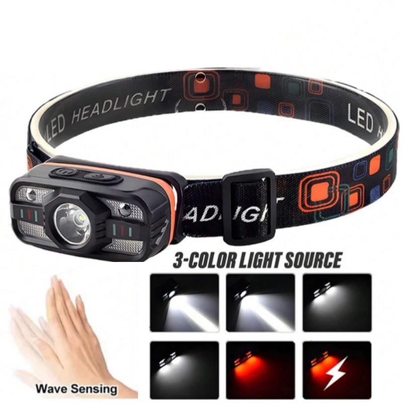 Фонарь налобный WH-0188-XPE+SMD White/Red motion sensor USB-C Black (10806) - фото 2 Фонарь налобный WH-0188-XPE+SMD White/Red motion sensor USB-C Black (10806) - фото 2