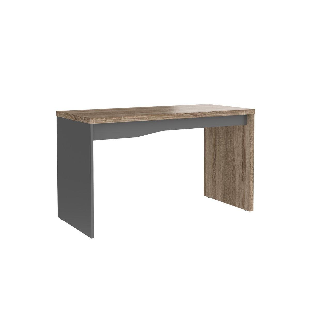 Стіл письмовий офісний Intarsio Connect Дуб сонома трюфель/Антрацит (CONNECT_C) - фото 2 Стіл письмовий офісний Intarsio Connect Дуб сонома трюфель/Антрацит (CONNECT_C) - фото 2