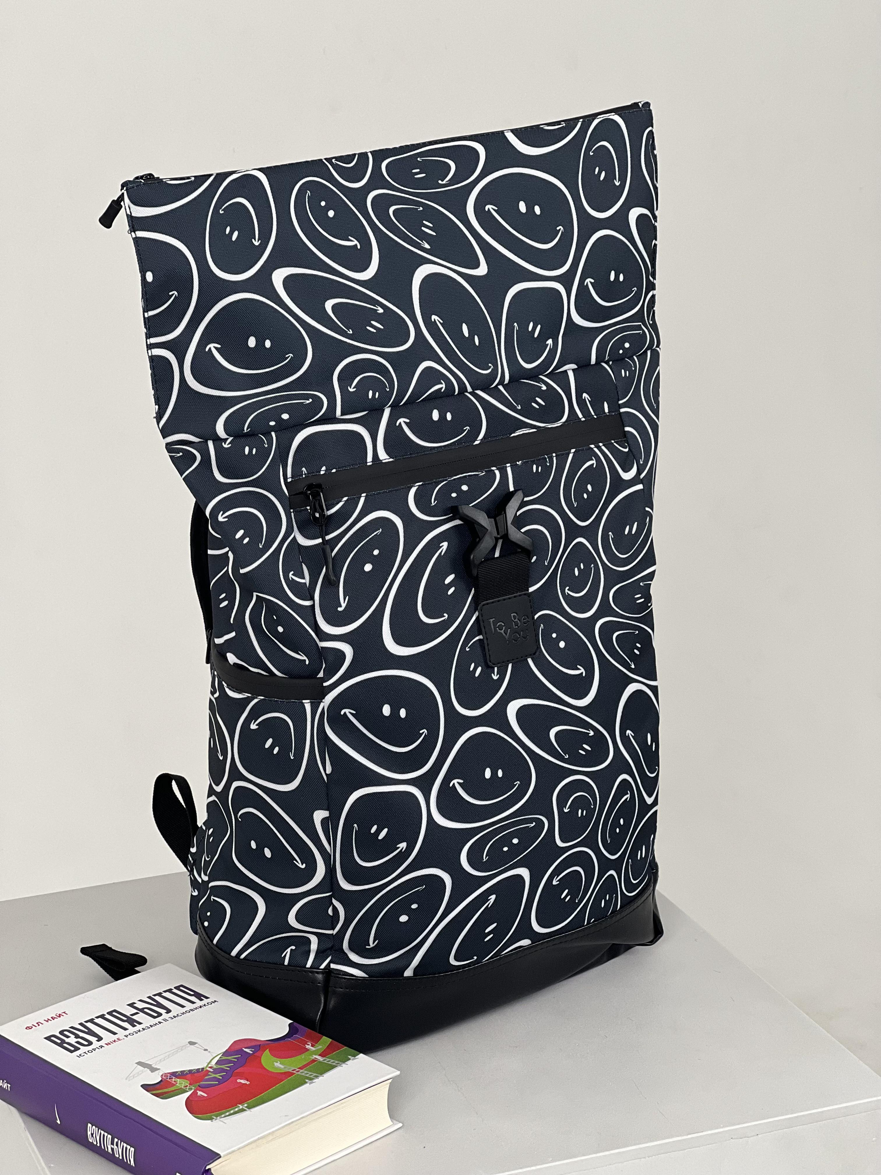 Рюкзак трансформер Tobeyou Rolltop Travel Smile 20 л (418448277) - фото 5