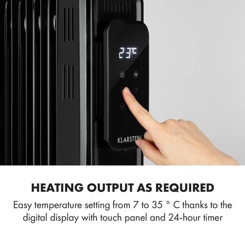 Масляний обігрівач KLARSTEIN Thermaxx Elevate Smart 2720 Вт до 54 м² - фото 6 Масляний обігрівач KLARSTEIN Thermaxx Elevate Smart 2720 Вт до 54 м² - фото 6