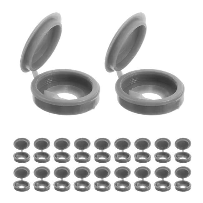 Колпачки под саморезы декоративные пластиковые Светло-серый 20 шт. (30285128) - фото 4 Колпачки под саморезы декоративные пластиковые Светло-серый 20 шт. (30285128) - фото 4