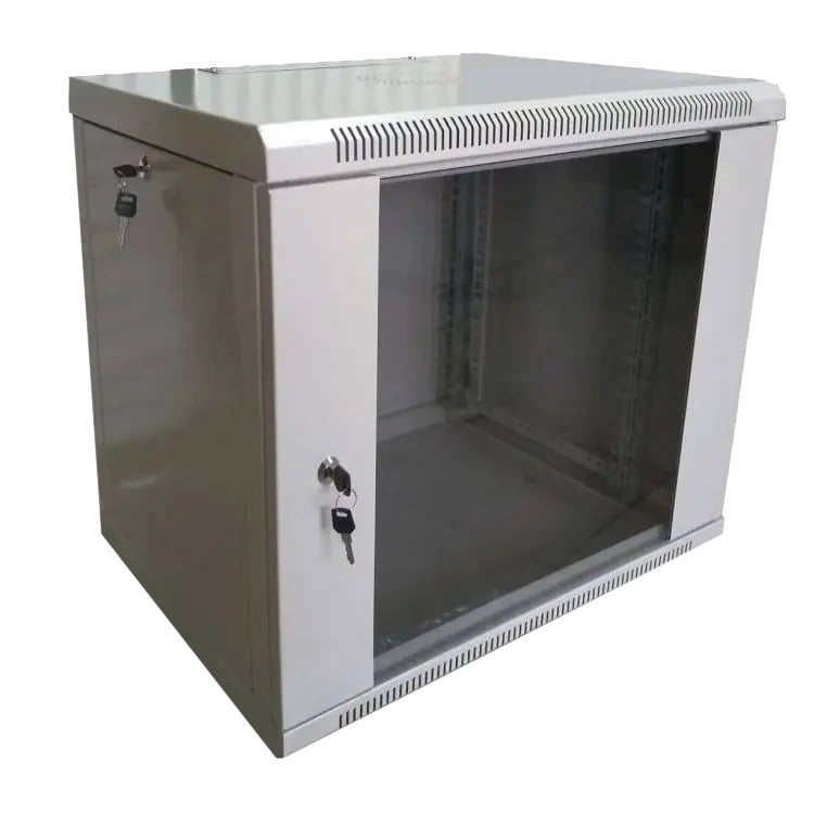 Шкаф серверный настенный Hypernet WMNC-35-9U-FLAT 600x350 мм Серый (27918571)