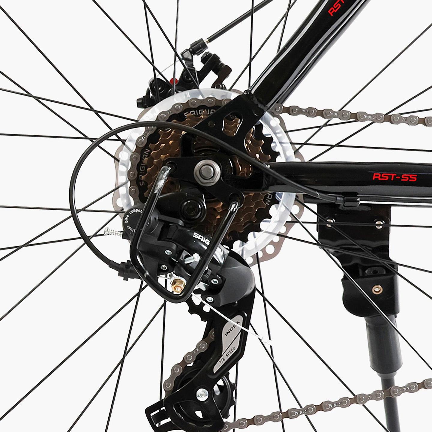 Велосипед горный Corso Stellar 29" рама 21" Черно-красный - фото 5