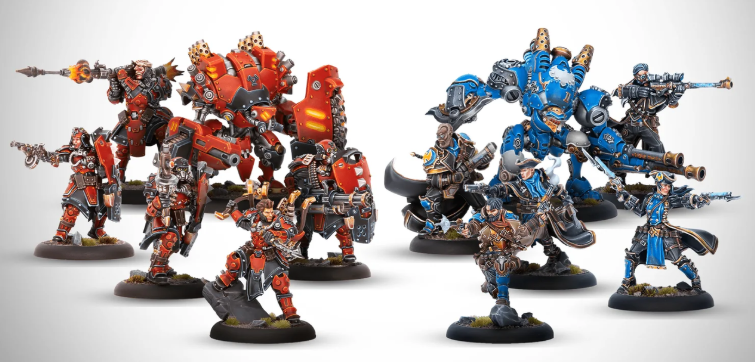 Набор миниатюр Warmachine Two Player Starter Set Khador vs Cygnar (2581647888)