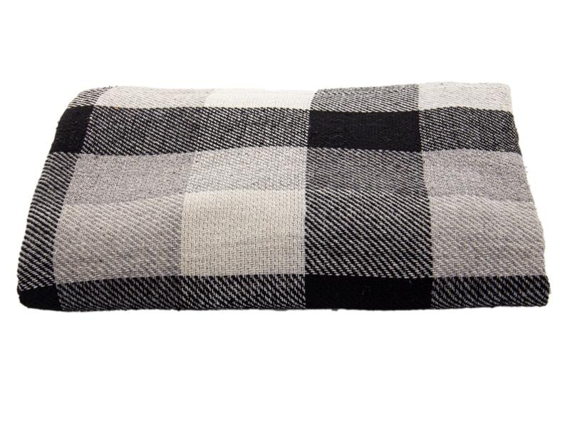 Плед классический 140x200 см Серый