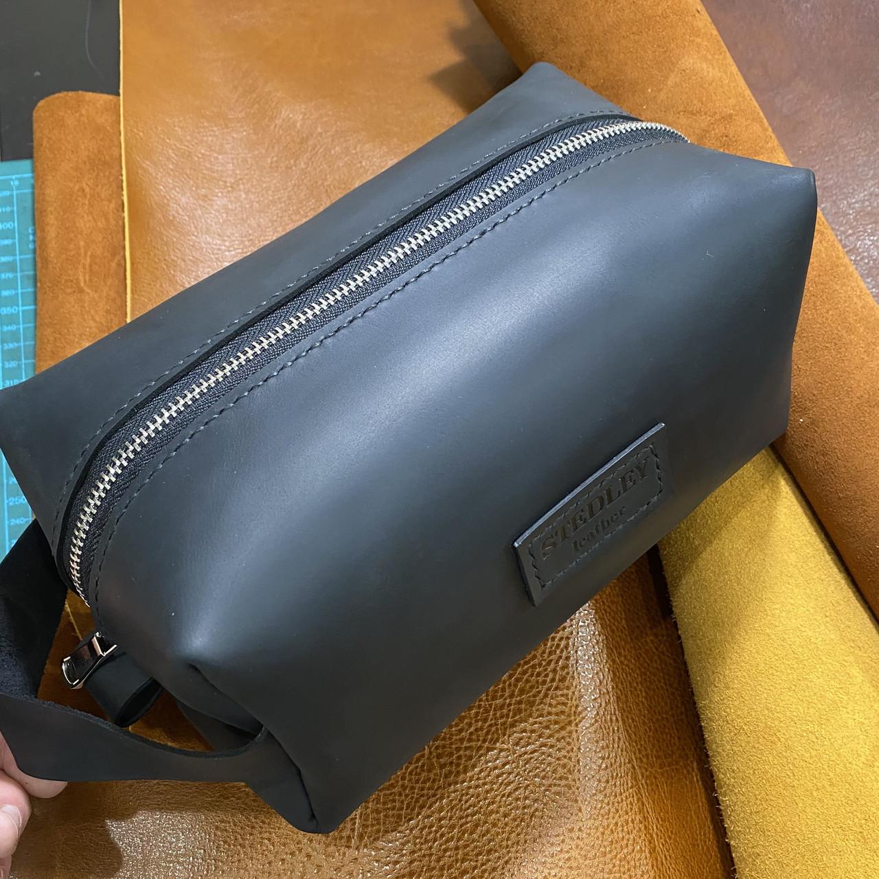 Несесер кожаный Stedley Voyage Case L Черный (1501974195)