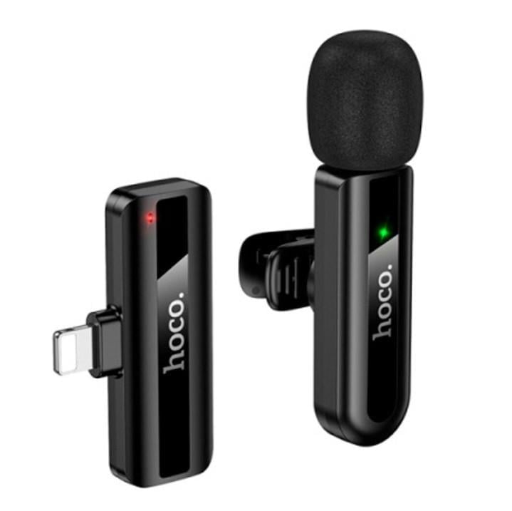 Микрофон-петличка Hoco L20 Fair wireless microphone iP Черный