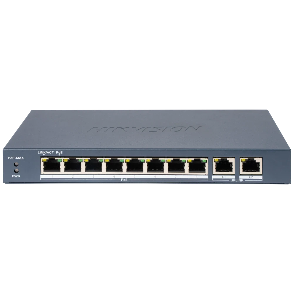 Комутатор 10 портів керований Hikvision DS-3E1310P-EI B PoE (2971349831)