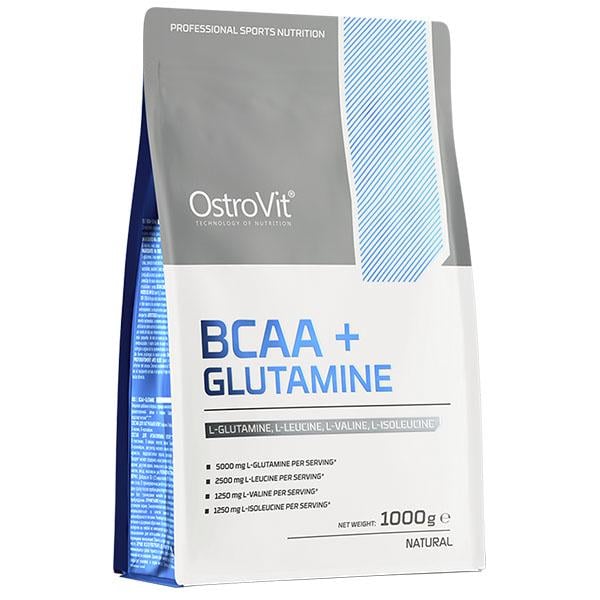 Аминокомплекс для спорта OstroVit BCAA+Glutamine 1000 г 100 порций Natural (000024951)