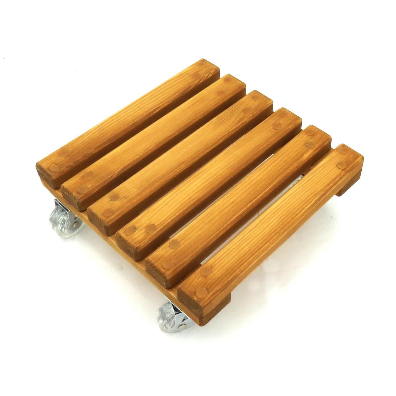 Подставка для цветов из дерева Монтерия 30 см на колесиках Сиена (ЦСТ-308505) Подставка для цветов из дерева Монтерия 30 см на колесиках Сиена (ЦСТ-308505)