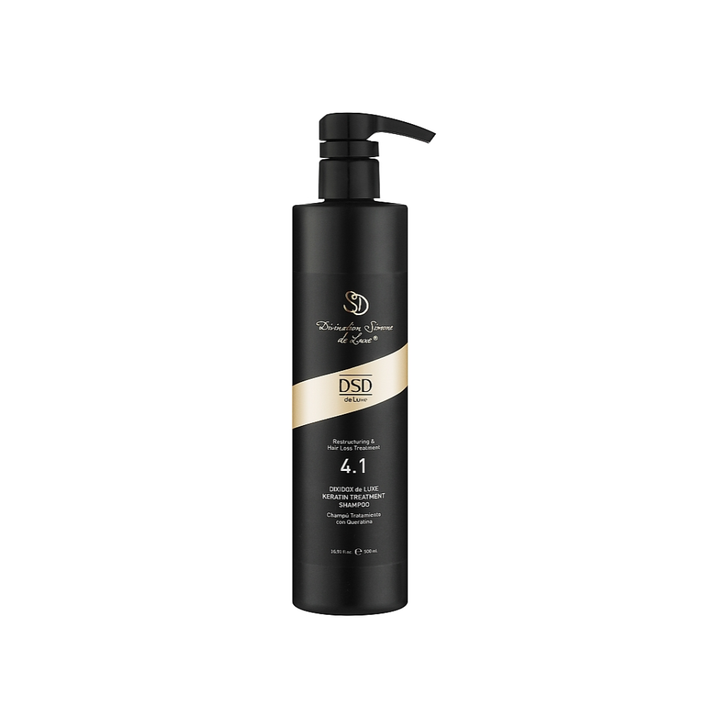 Шампунь відновлювальний з кератином DSD De Luxe Dixidox Keratin Treatment Shampoo Діксідокс Де Люкс №4,1 500 мл