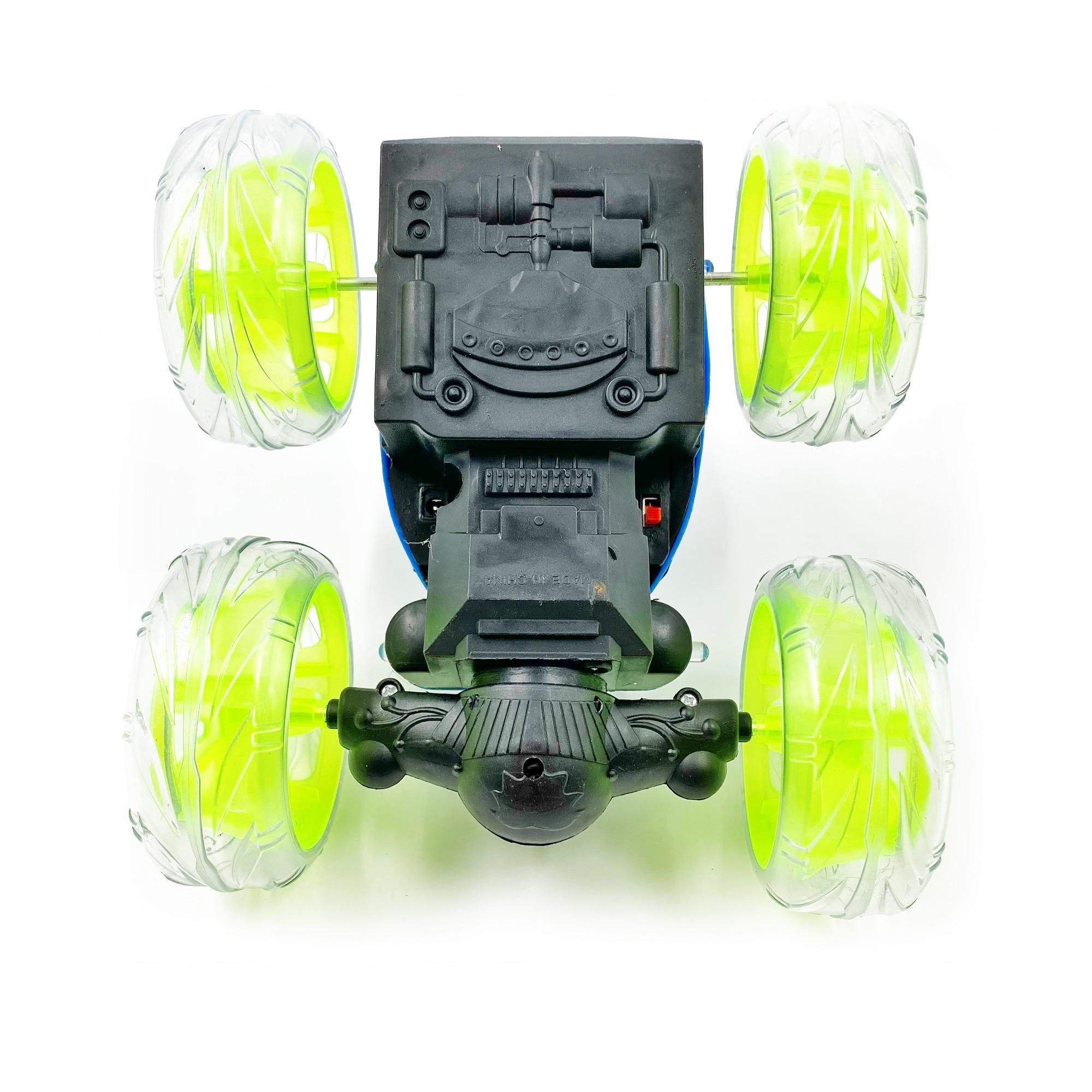 Машинка перевертыш музыкальная Jia Yue Toys на радиоуправлении 18 см 4,8 В Разноцветный (95048) - фото 8