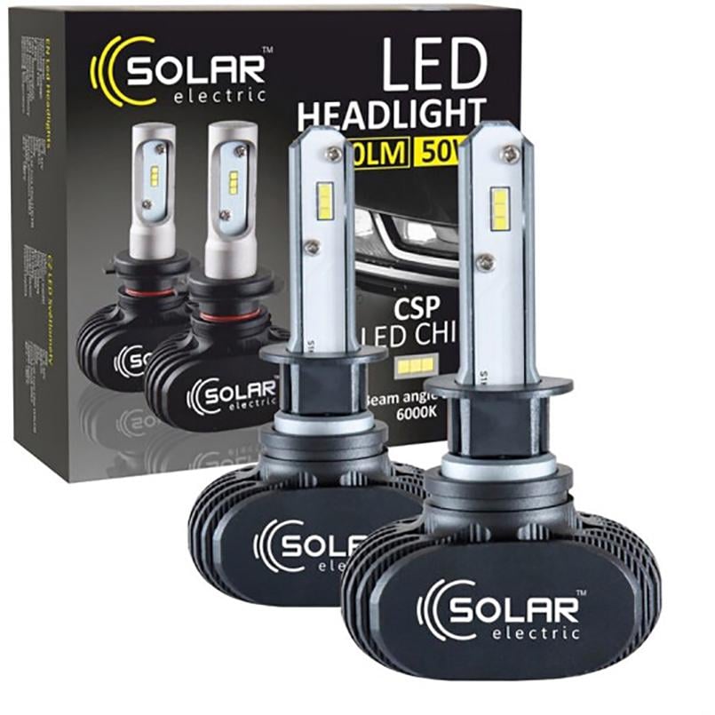 Автолампа LED Solar Canbus H1 12/24V 6500K 6000Lm 50W Cree Chip