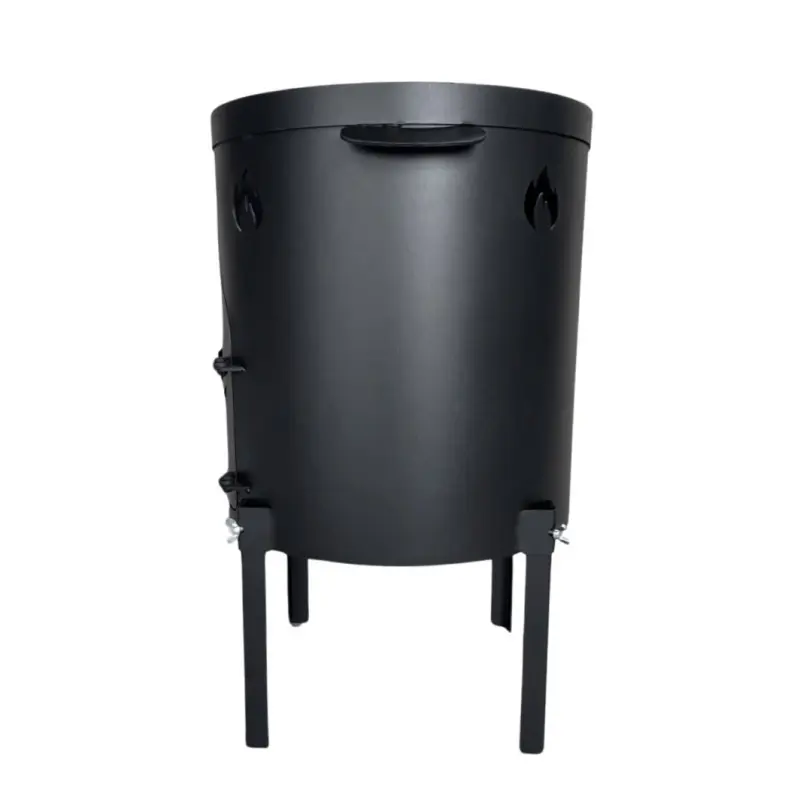 Піч під котел Sparta металева для кафе Чорний (102-15- pechKazanSP) - фото 2 Піч під котел Sparta металева для кафе Чорний (102-15- pechKazanSP) - фото 2