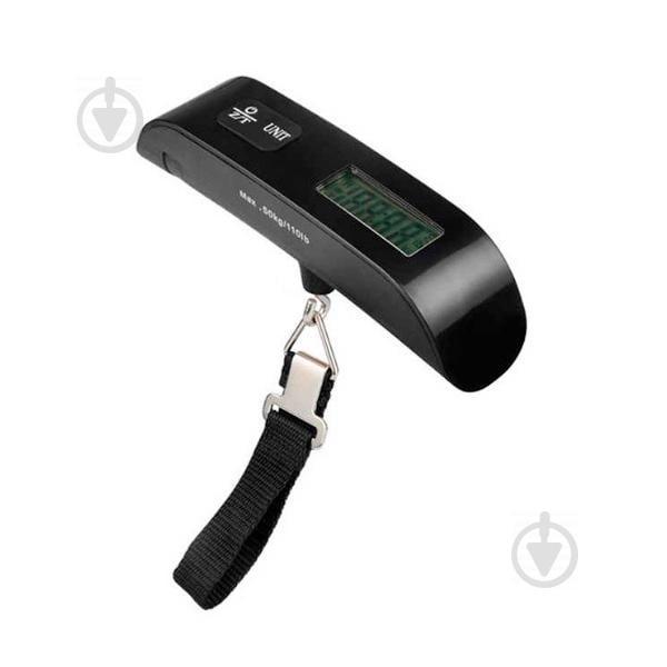 Ваги для багажу 50 кг Чорний (tdx0000425) Ваги для багажу 50 кг Чорний (tdx0000425)