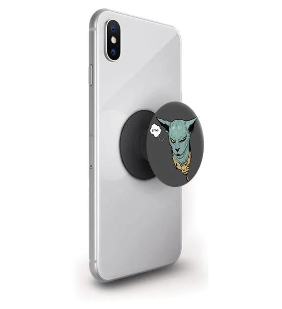 Попсокет для телефона PopSockets Синий котик Черный (pop88)