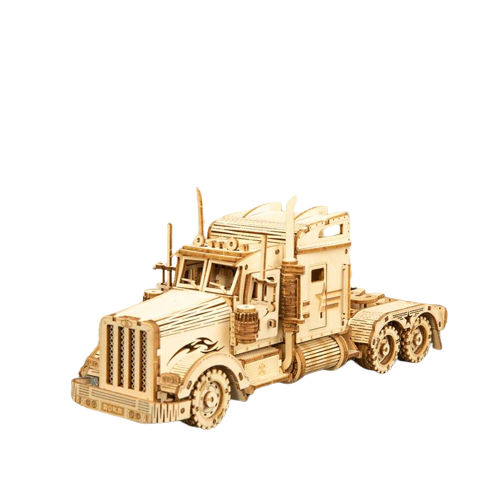 Конструктор дерев'яний Robotime 3D Вантажівка 286 деталей 224х74х100 см (VA-ROKR Truck)