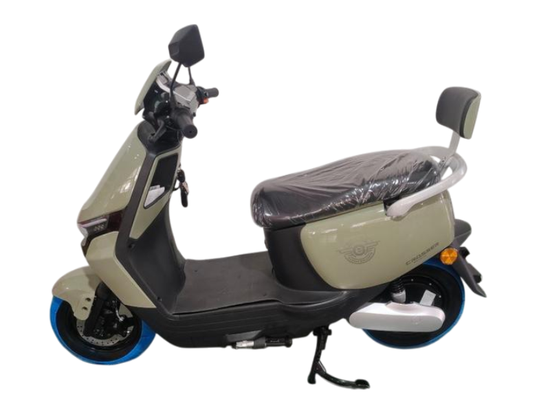 Электроскутер двухместный Crosser CR14 1000W 72V/24Ah Бежевый