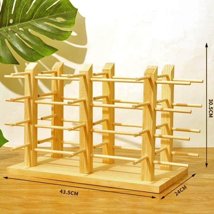 Органайзер для очков из дерева Рендали 64 Карри (ОЧК-646103)