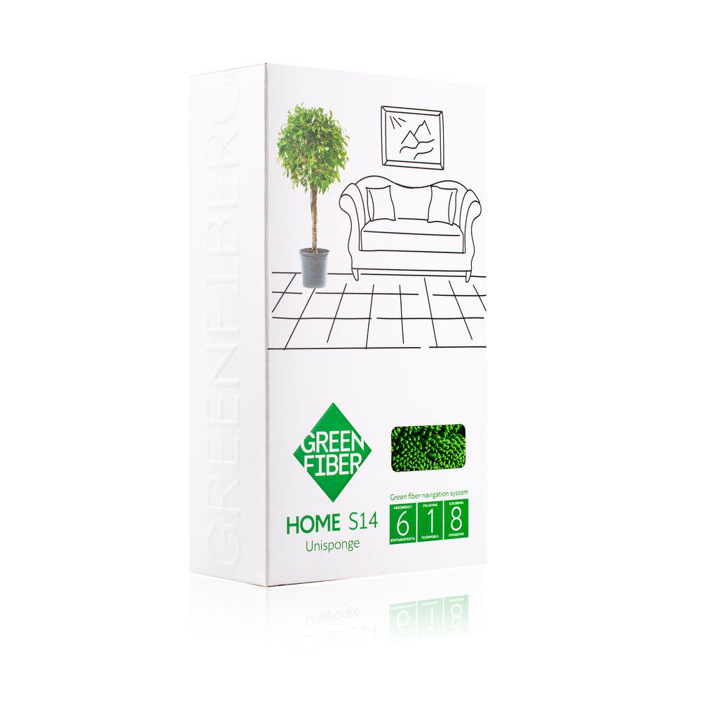 Спонж GreenWay Green Fiber Home S14 Твист Green (08058) - фото 5 Спонж GreenWay Green Fiber Home S14 Твист Green (08058) - фото 5