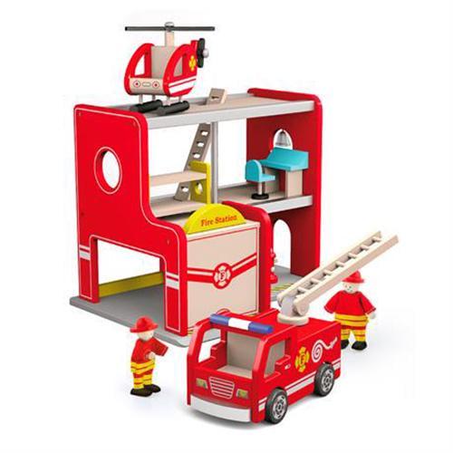 Игровой набор Viga Toys Пожарная станция (18190) Игровой набор Viga Toys Пожарная станция (18190)