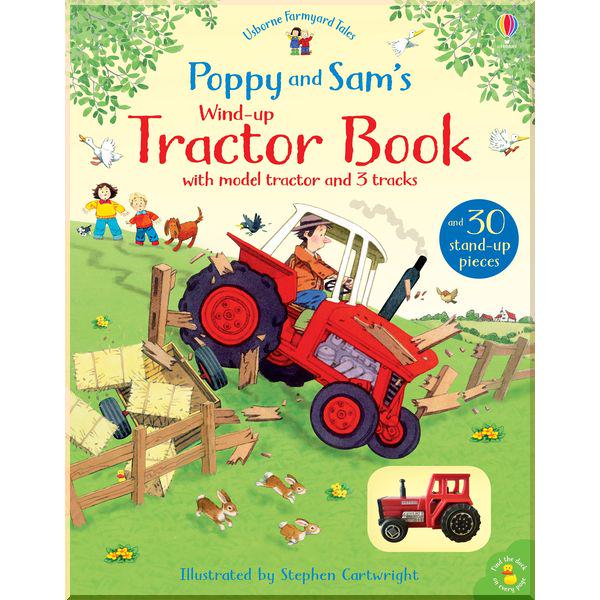 Книга Usborne "Poppy and Sam's Wind-up Tractor Book" Fiona Watt (ISBN:9781474962582) - фото 1