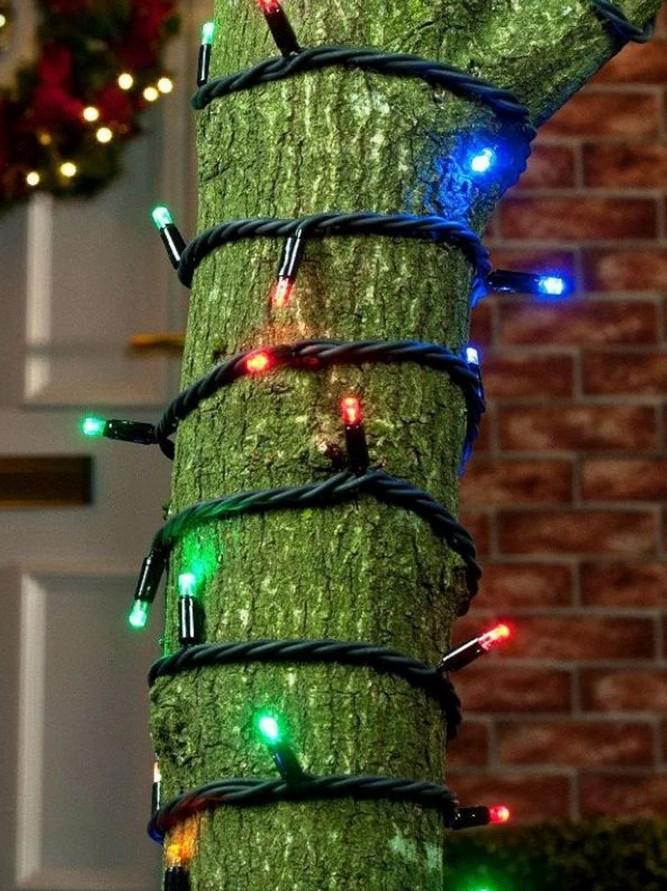 Гирлянда уличная 200 LED 20 м светодиодная Мультиколор