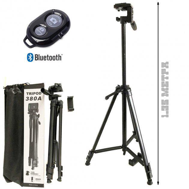 Штатив для камеры TriPod 380A тринога Черный - фото 5 Штатив для камеры TriPod 380A тринога Черный - фото 5