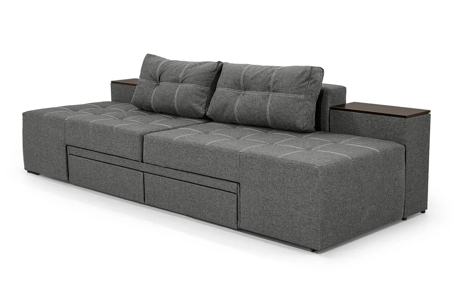 Диван трансформер Домино 270х105 см Серый (29557852)