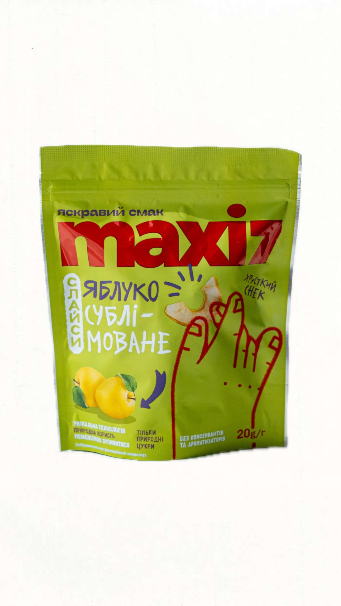 Яблоко сублимированное Maxi 7 слайсы 20 г (000006656)