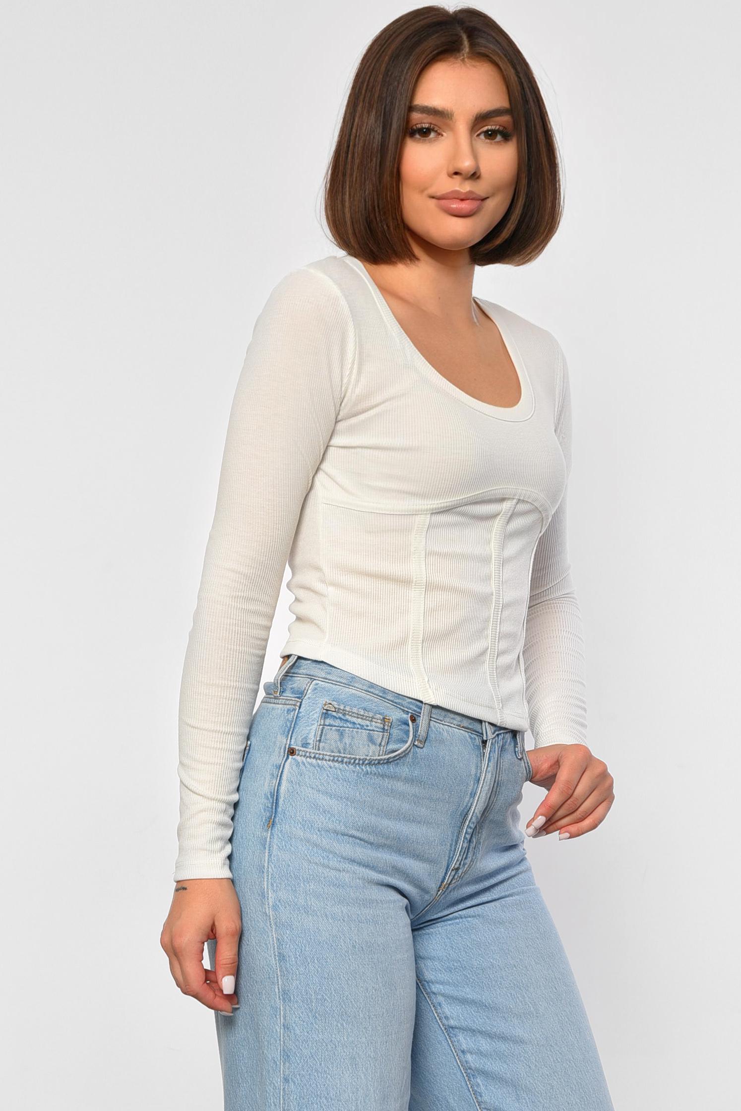 Кофта жіноча S Білий (187798) - фото 2 Кофта жіноча S Білий (187798) - фото 2